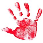 отпечаток руки ребенка