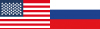 USA-Russia-flagge